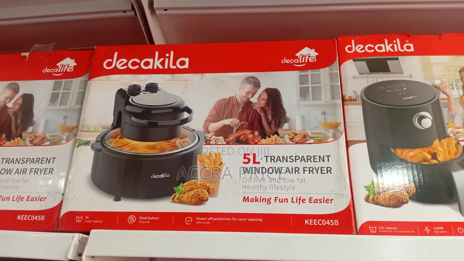 Sleek Decor Air Fryers 5l Decakila Air Fryer