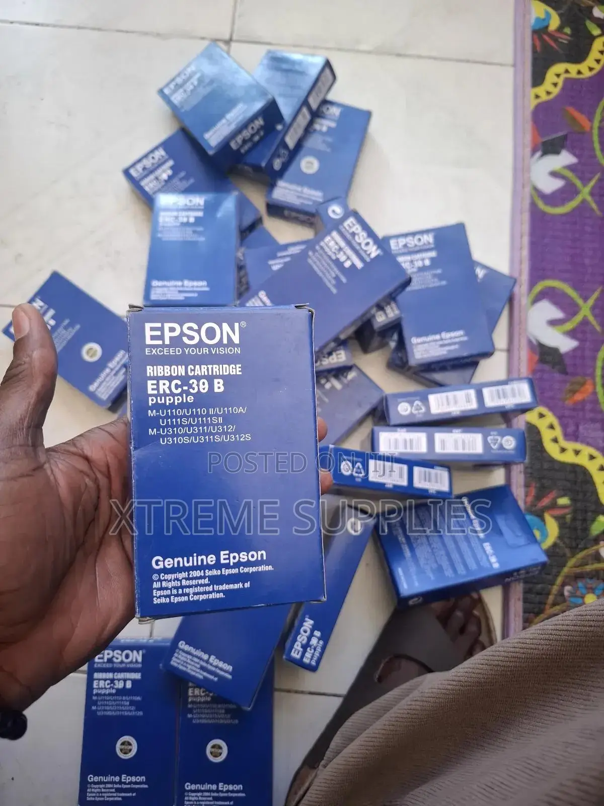 Epson Erc 38 Black Ribbon