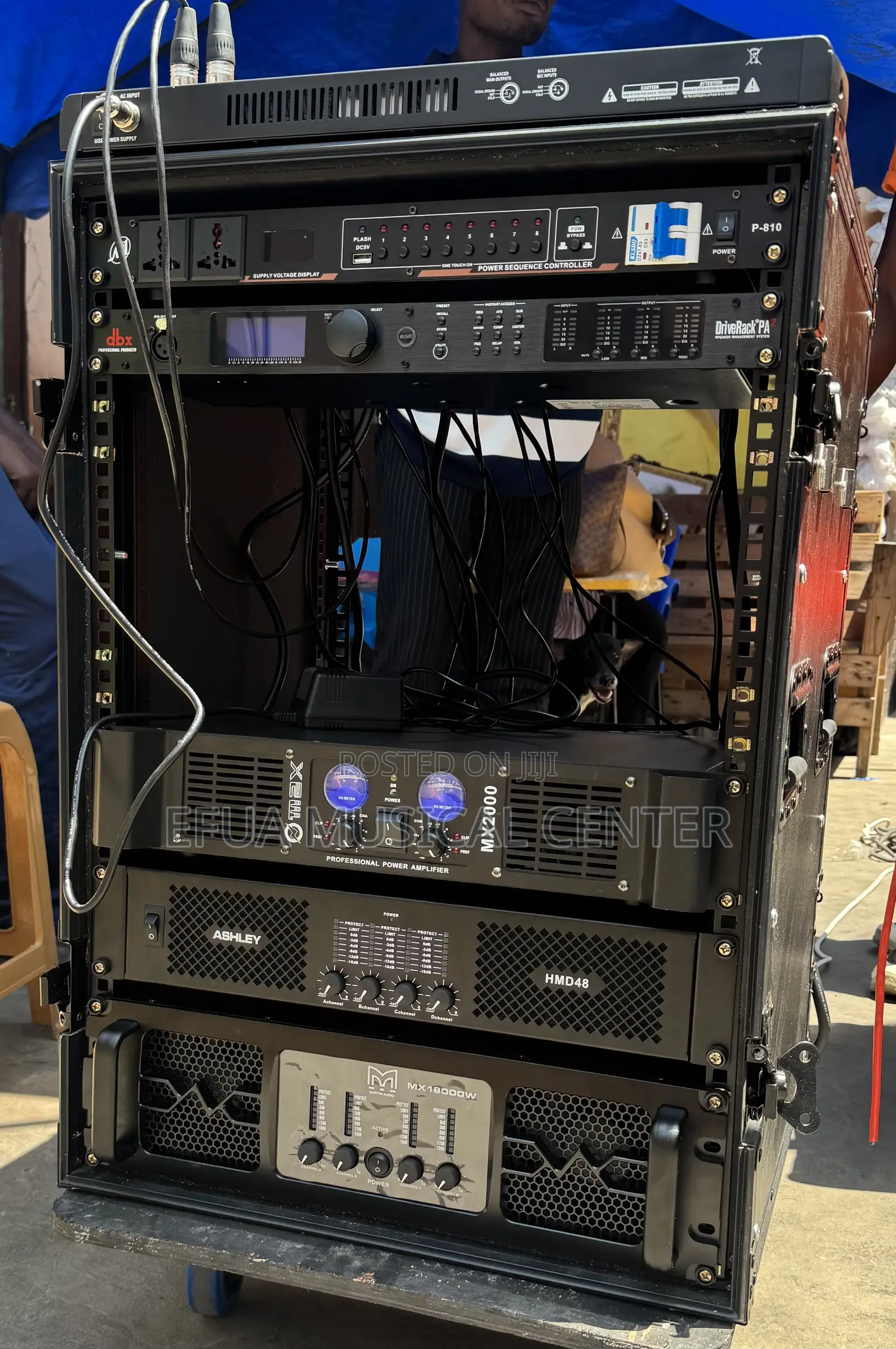 Rack Set With Extra Tweeter Amplifier