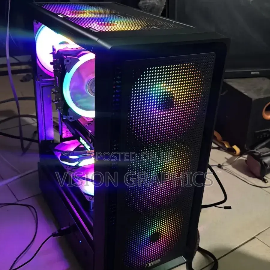 Gaming Pc Case Atx With Complete Fans 8 Rgb Fans
