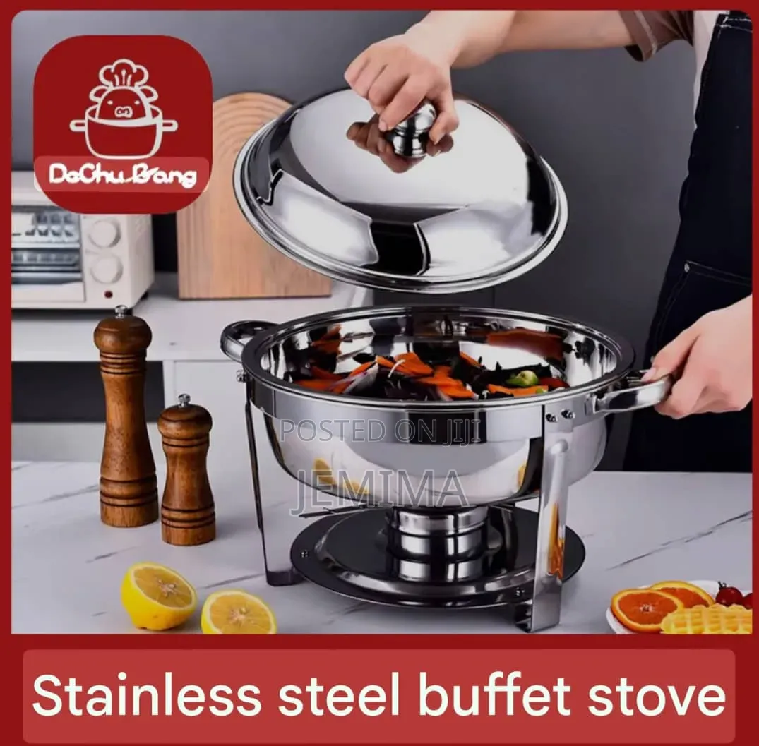 6l Round Chaffing Dish Set