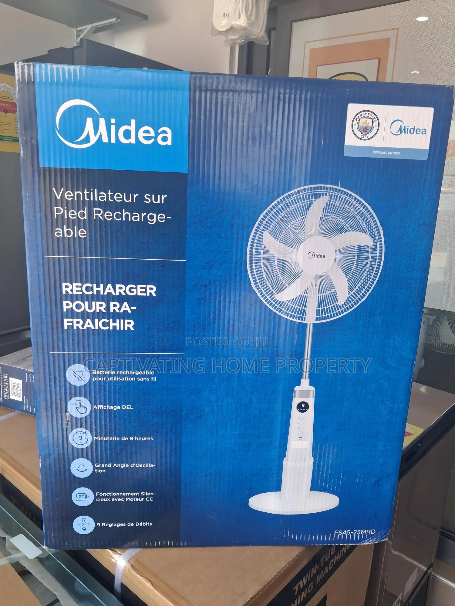 Midea Rechargeable Fan (Brand New)