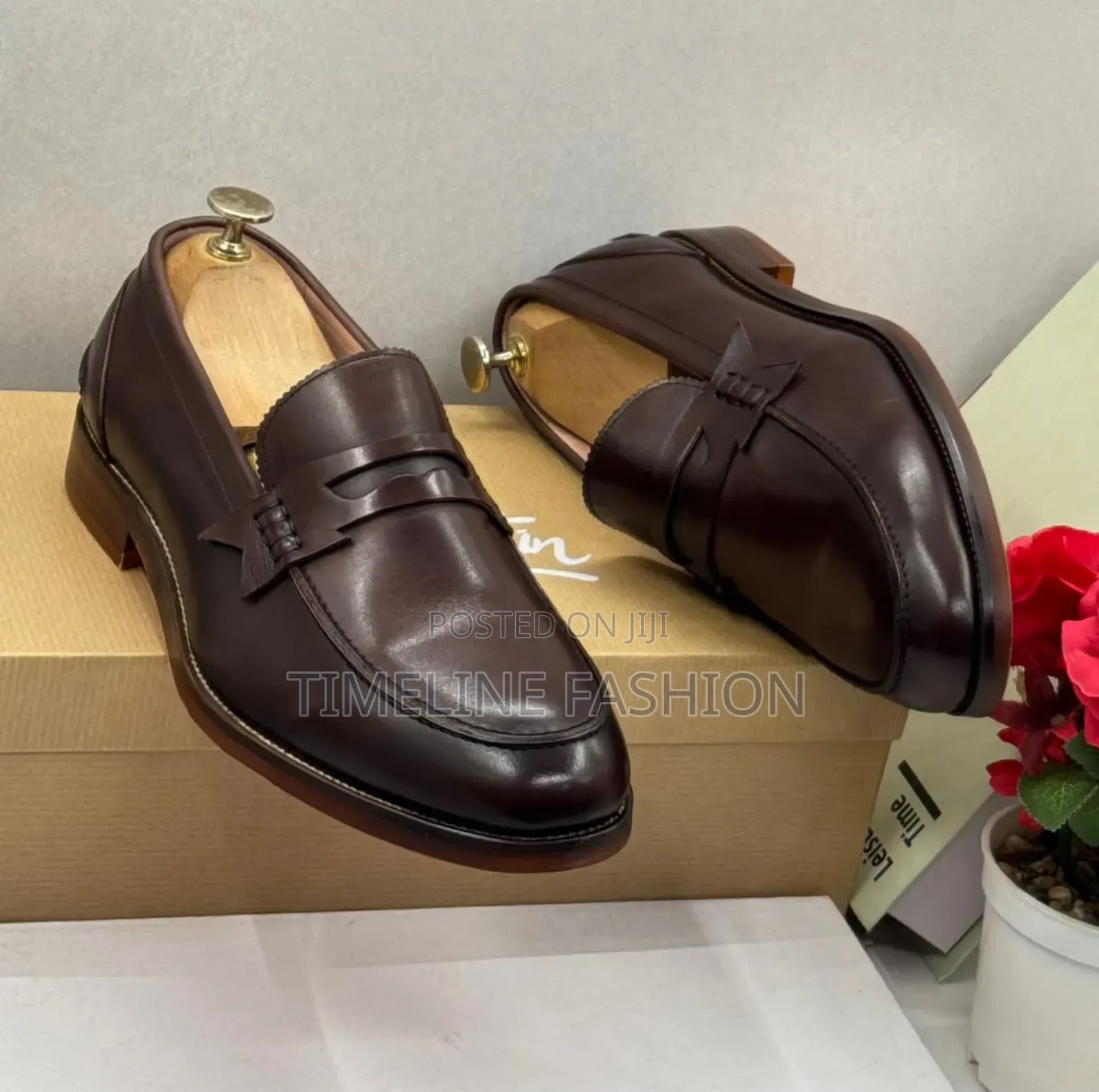 Coffee Brown Christian Louboutin Luxury Men's Shoes 39_46