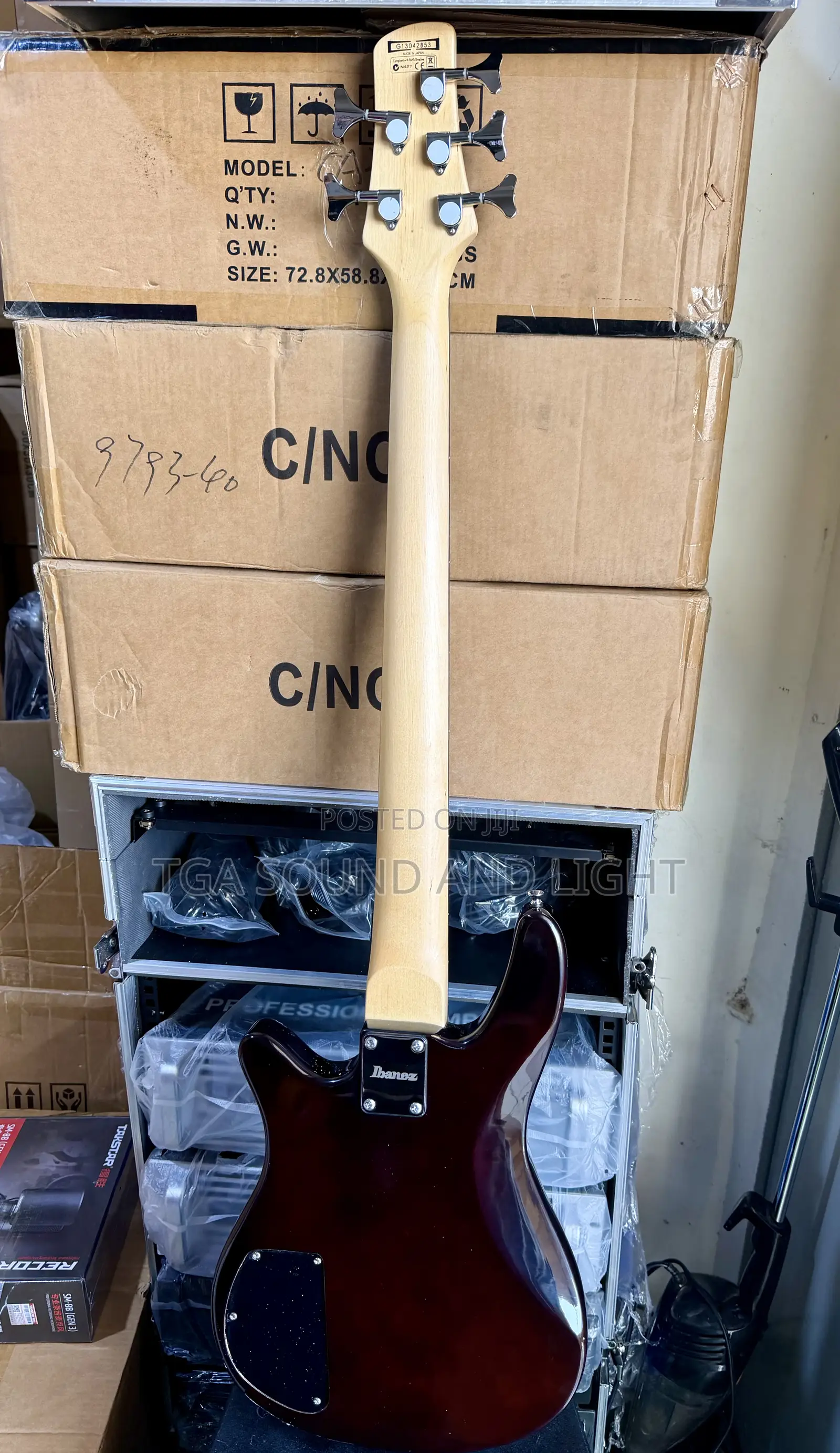 Ibanez Gio 5 Strings Bass Guitar - Coffee Brown
