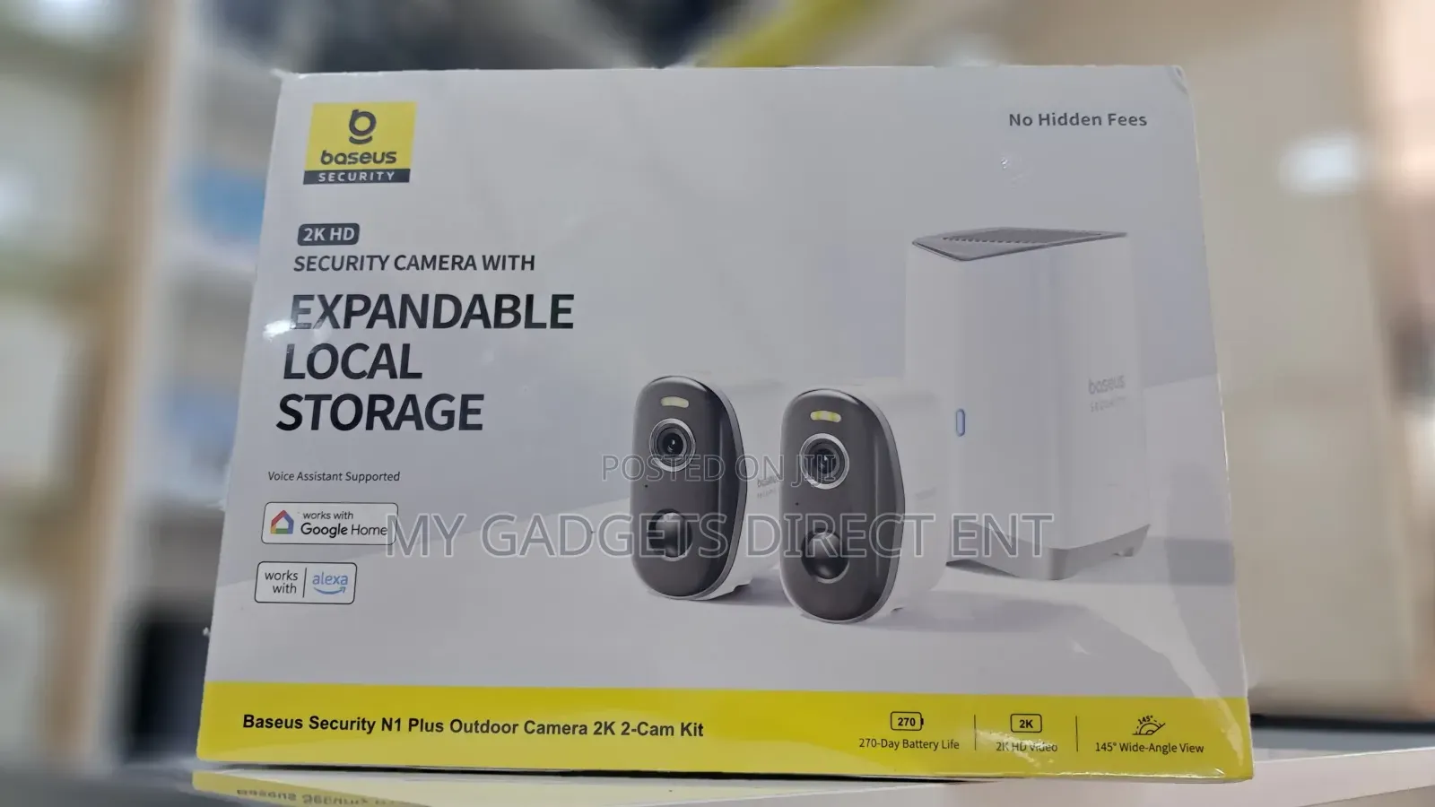 Baseus Security N1 Plus Outdoor Camera 2-Cam Kit White