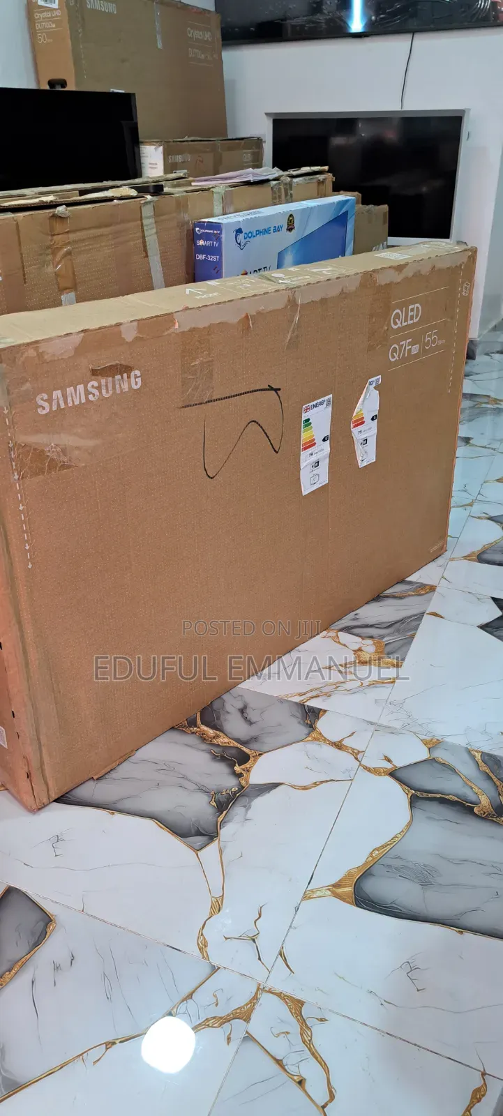 Samsung 55" Class Qled 55q7f Uhd Vision Ai Smart Apple Airplay