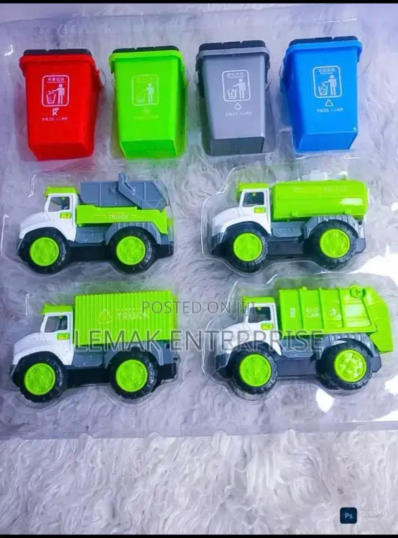 Toy Trucks 4 Variety Set