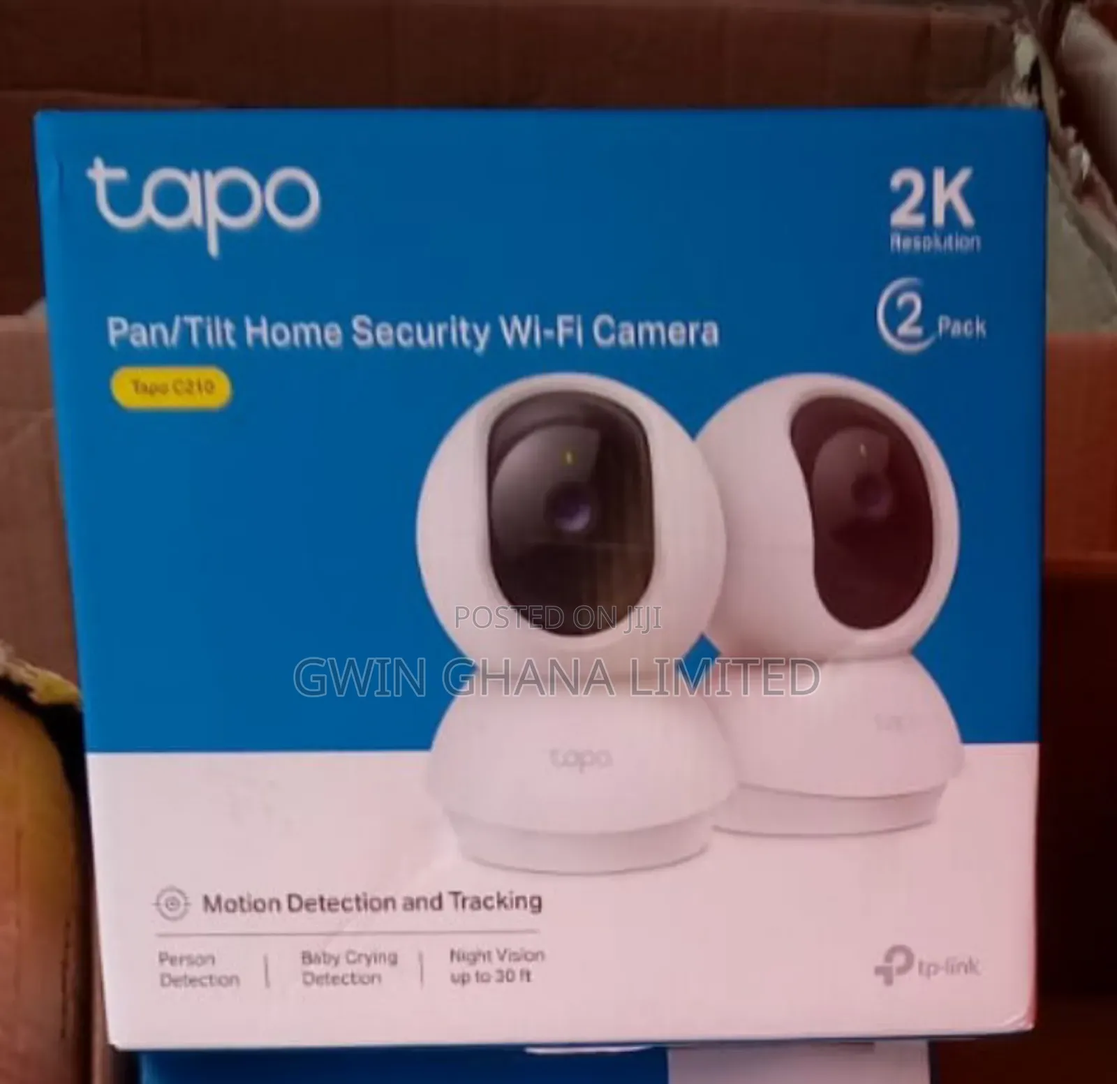Tapo C210 2 Pack Pan/Tilt Indoor Camera House Security Camera . Wifi