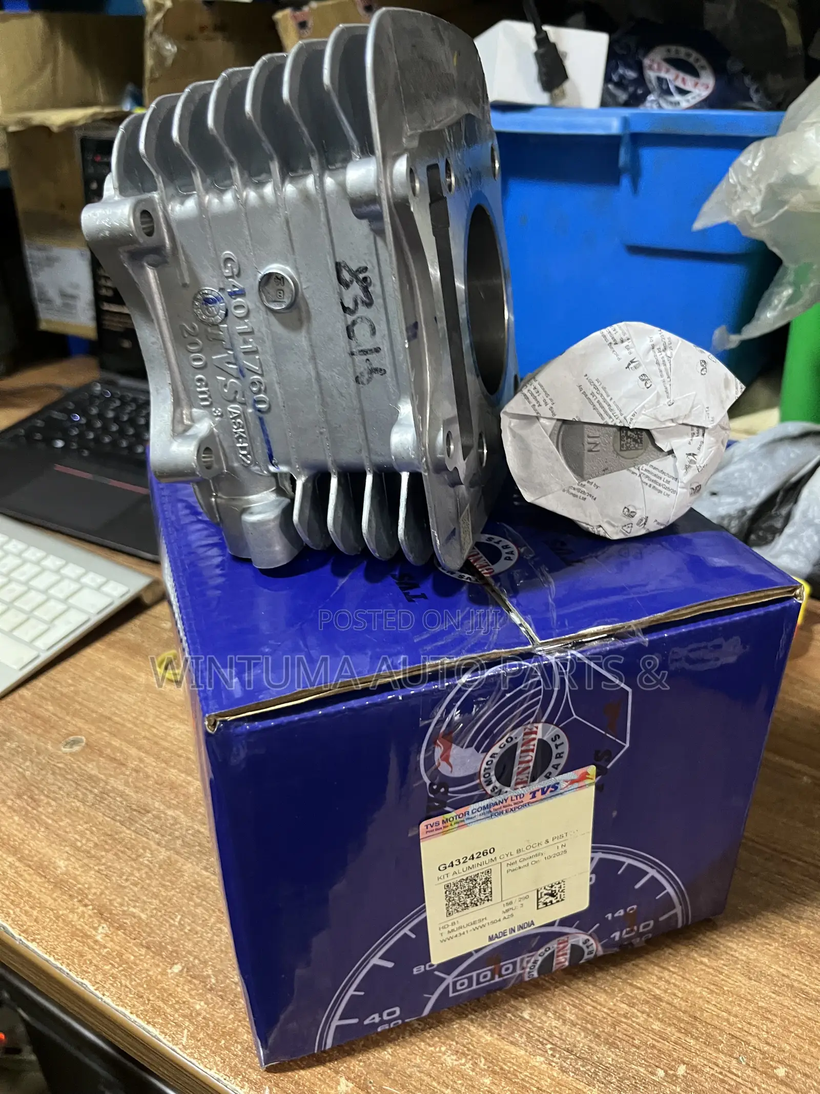 Engine Block TVS King Deluxe Plus Itouch Start 2025
