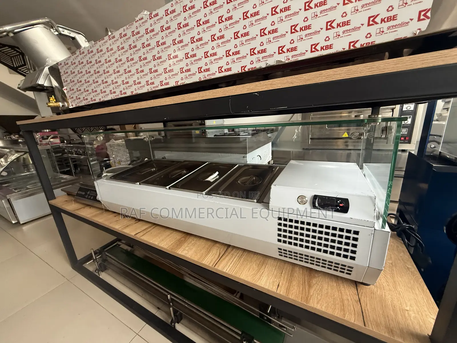 Commercial Stainless Steel Salad Bar 6 Pot