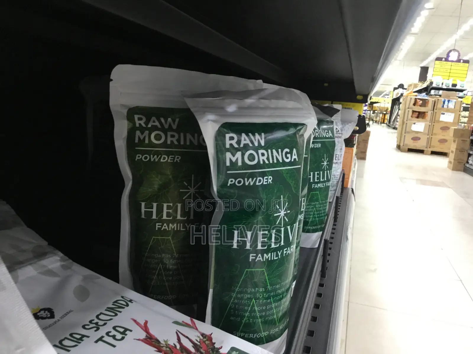 Raw Moringa Powder Helives Pure Organic Fda Certified Approved 125g