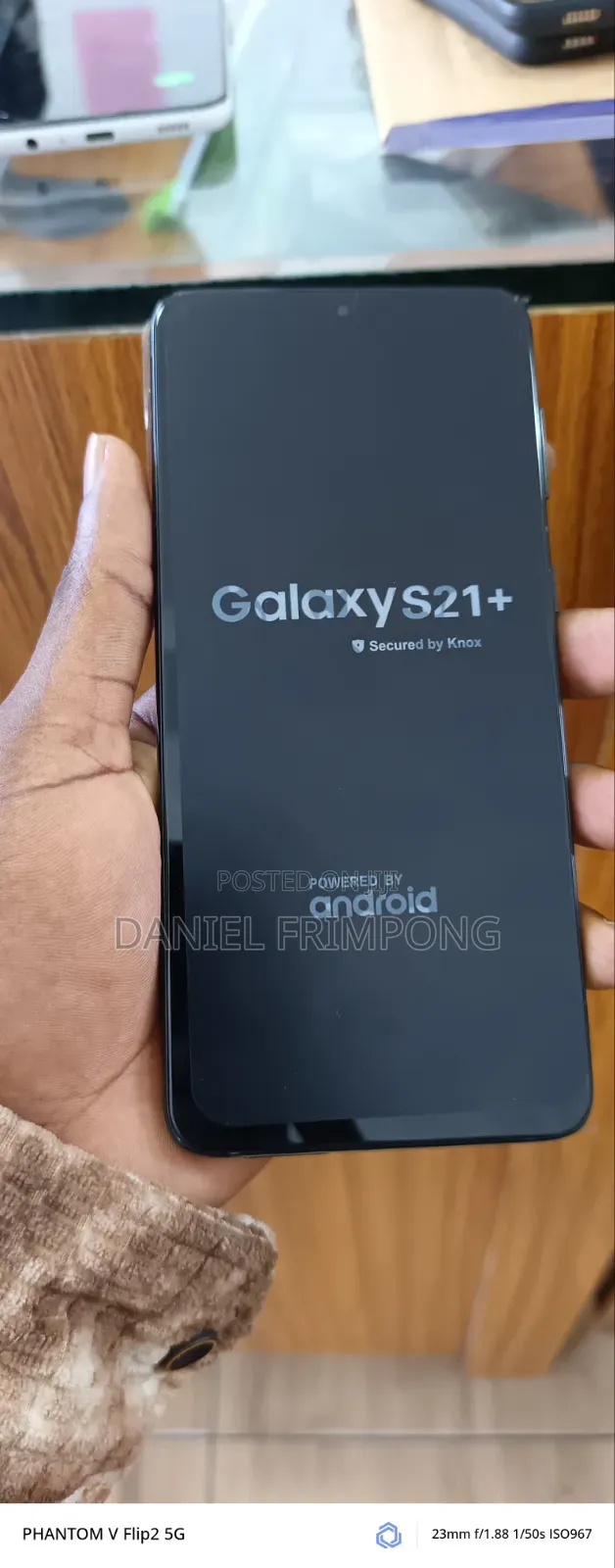 New Samsung Galaxy S21+ 5G 128 GB Black