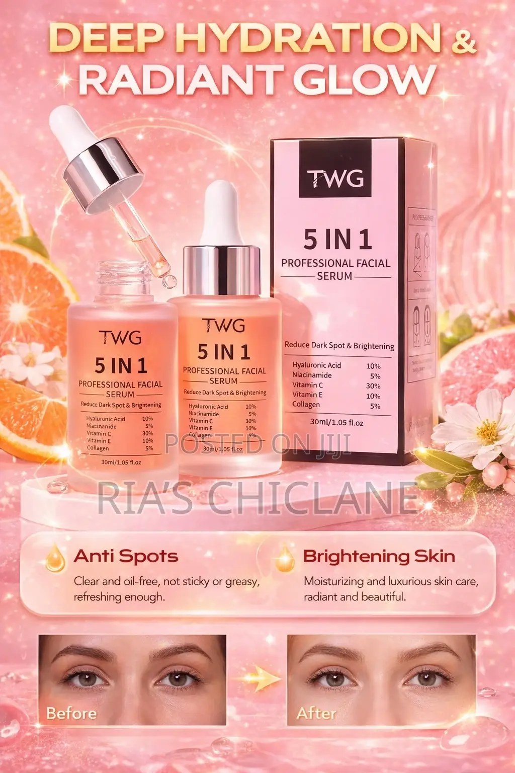 TWG 5 in 1 Professional Facial Serum