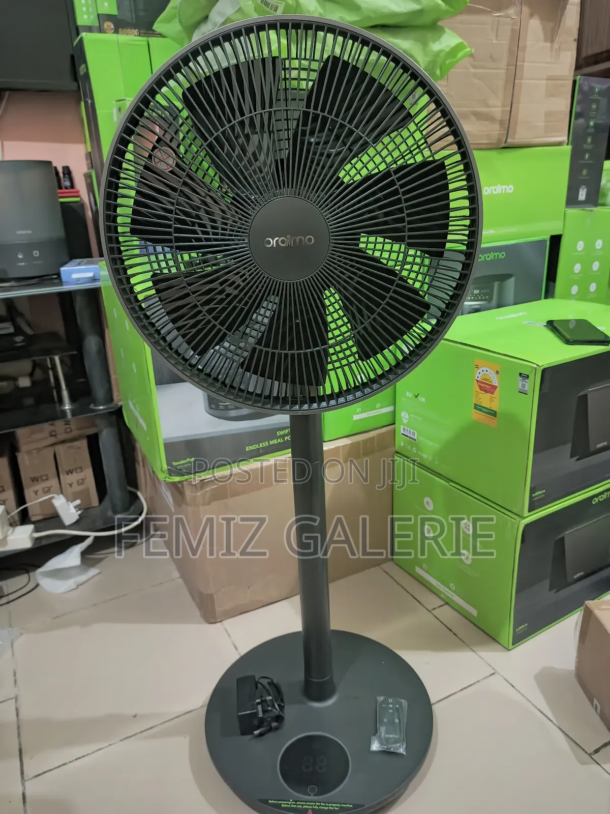 Oraimo Aircruze 14 Inch Rechargeable Pedestal Fan