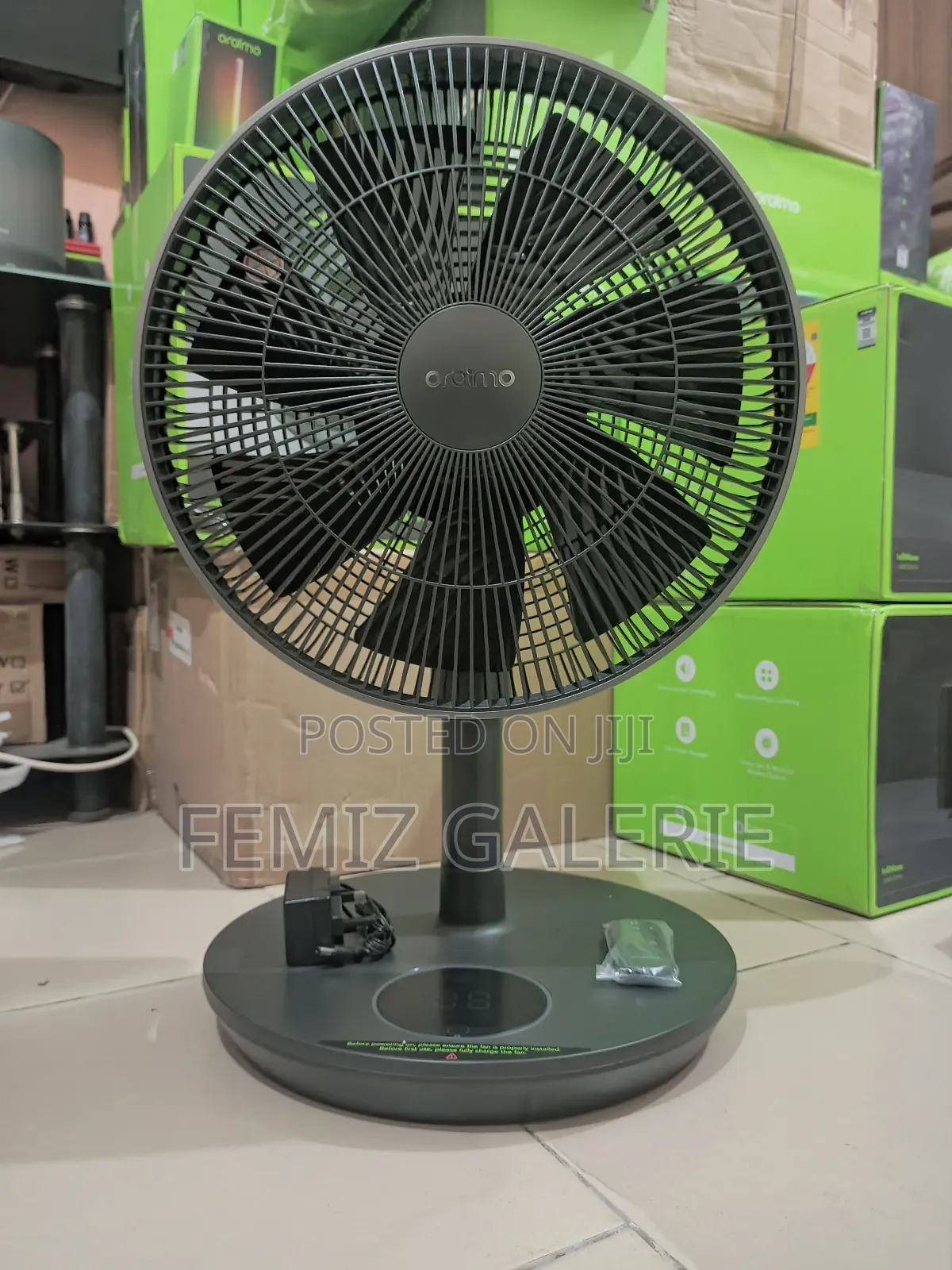 Oraimo Aircruze 14 Inch Rechargeable Pedestal Fan