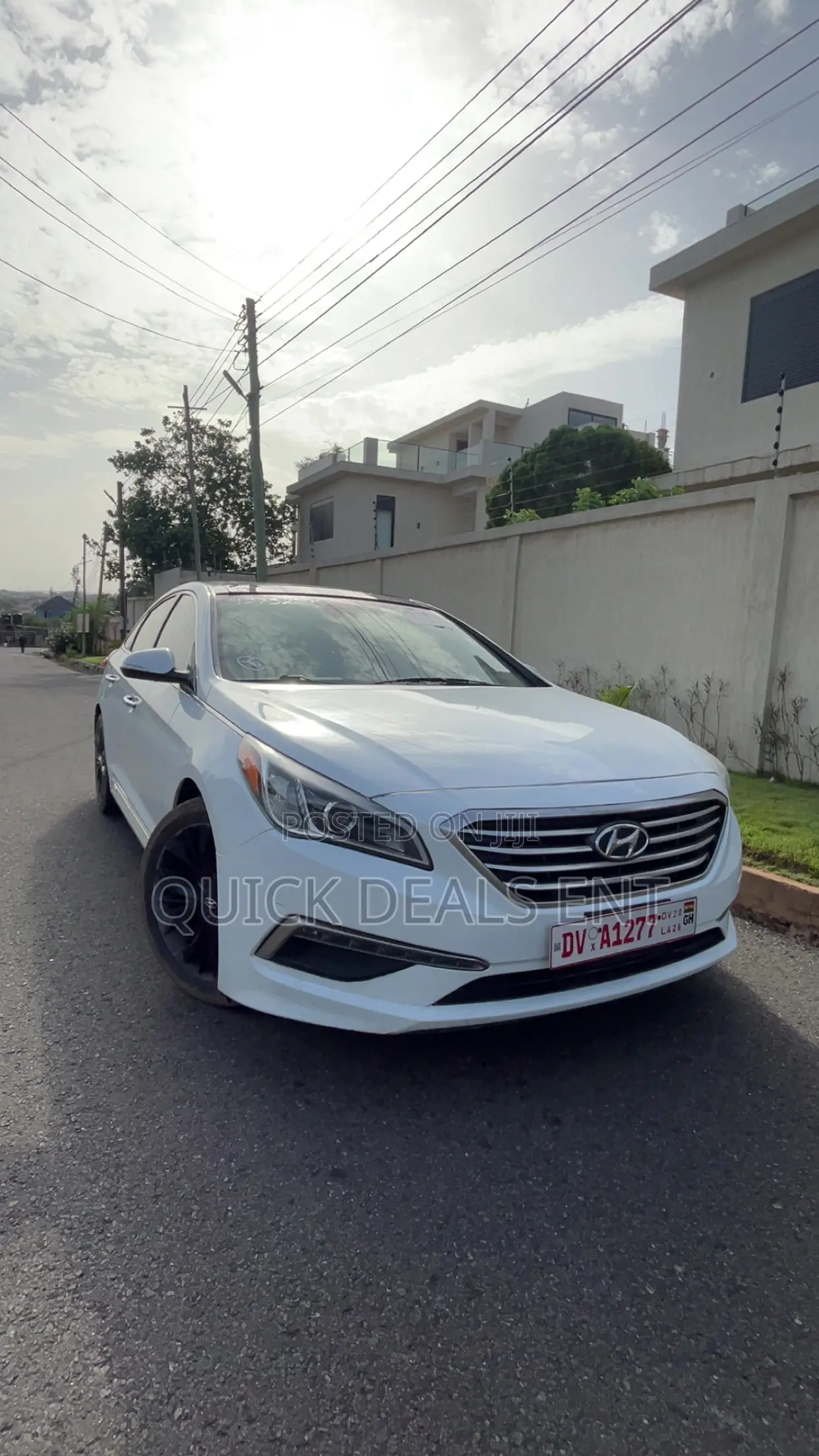 Hyundai Sonata Limited 2.0T Seban (2.0L 4cyl 6A) 2017 White