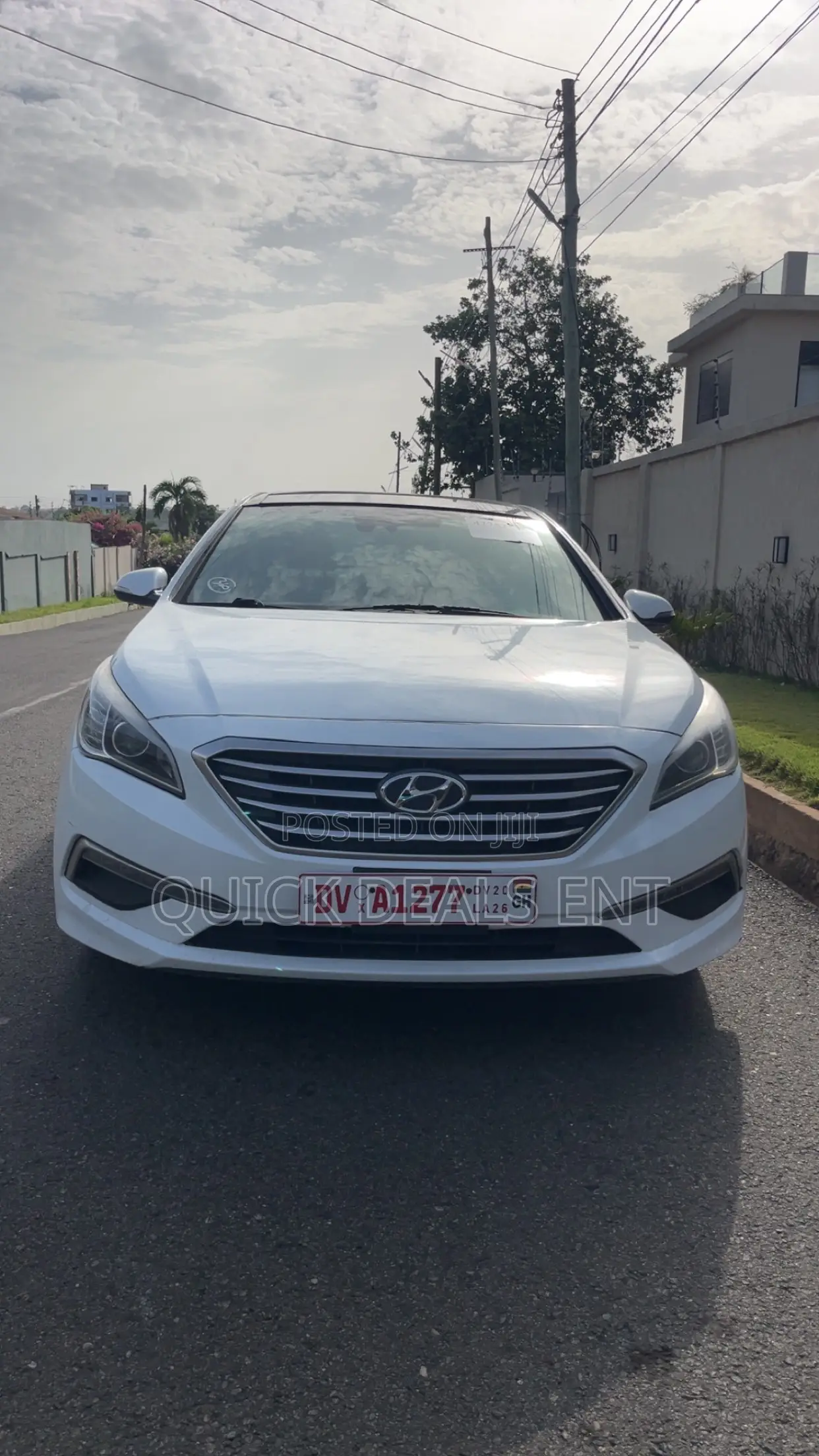 Hyundai Sonata Limited 2.0T Seban (2.0L 4cyl 6A) 2017 White