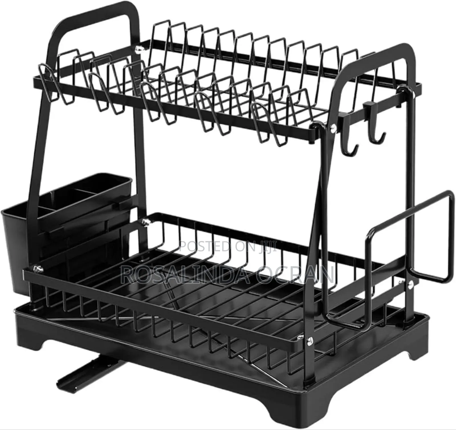 Metal Plate Rack Plus Drain