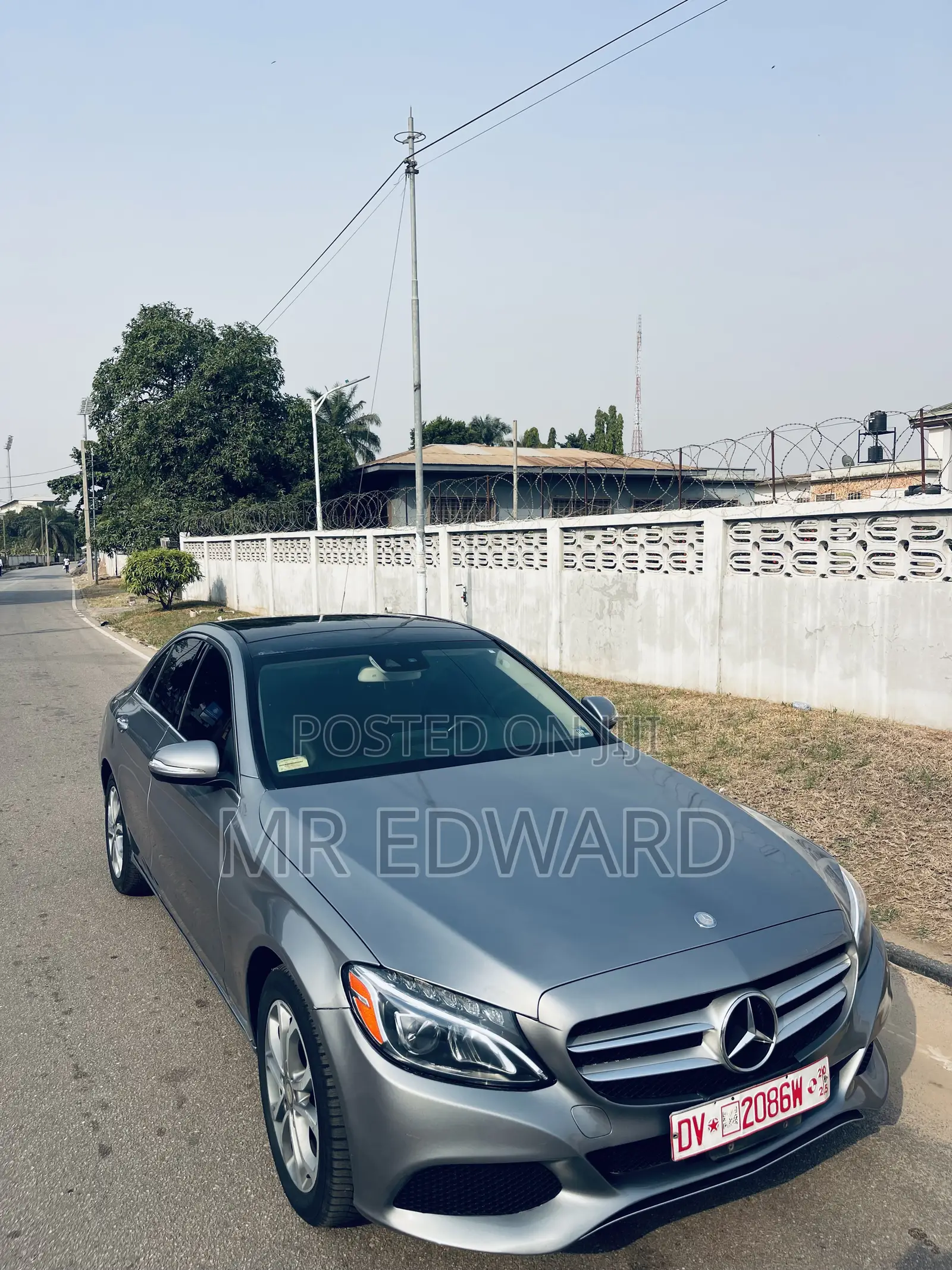 Mercedes-Benz C300 Luxury 4Matic Sedan AWD (2.0L 4cyl 7A) 2016 Silver