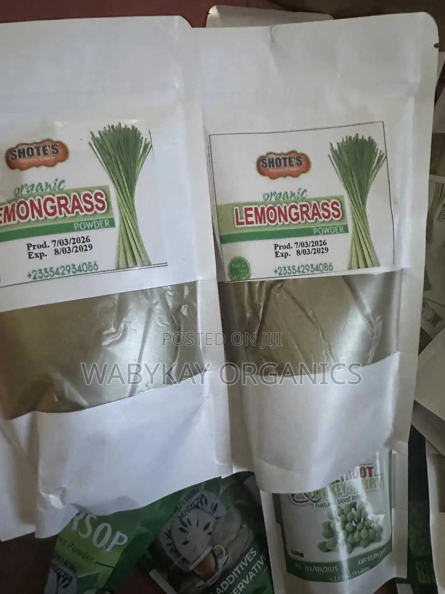 Organic Lemongrass Powder