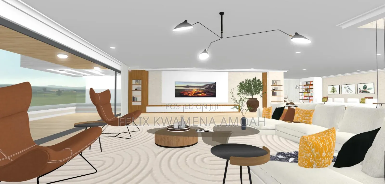 5 Bedroom Townhouse Design Construction With Swimming Pool