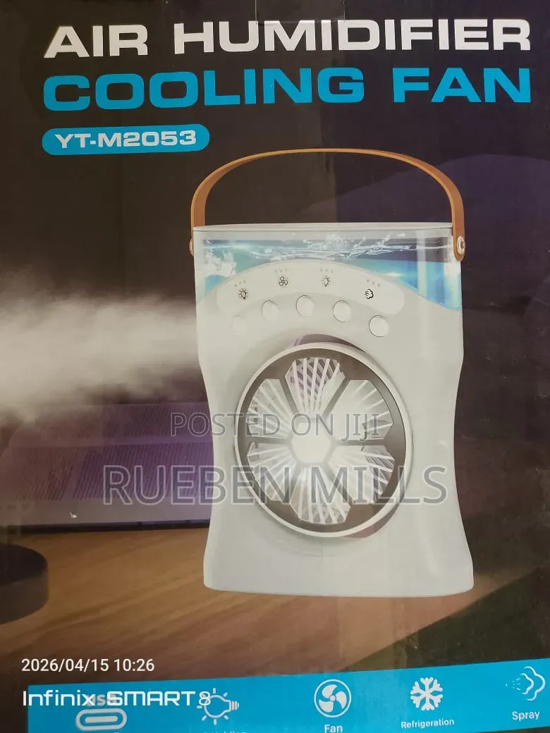 Nano Atomization Five-hole Humidifier Double Cooling Fan