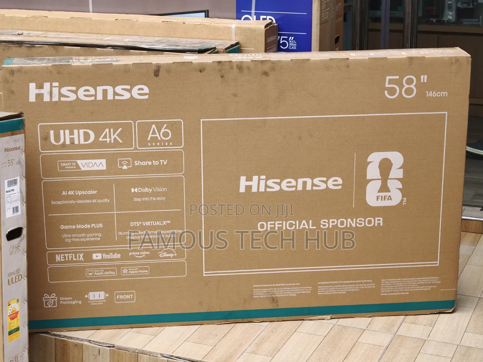 Hisense 58 Inches Smart Tv