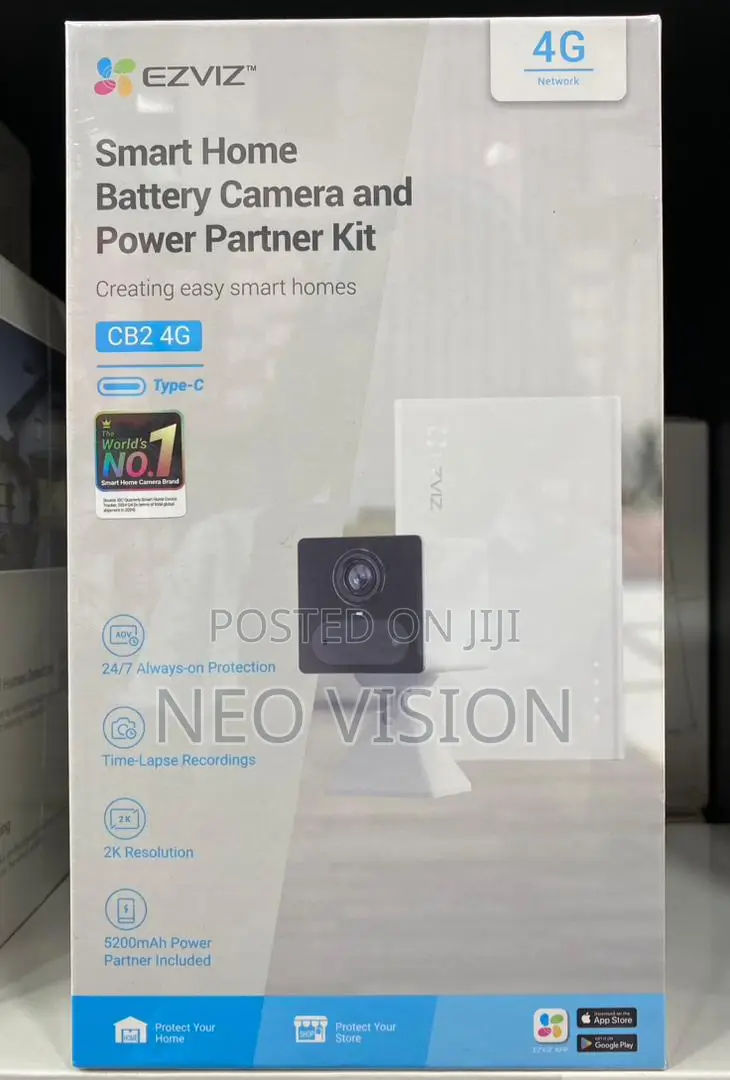 Ezviz Battery Camera With Power Partner Kit(Cs-Cb2/Pb(,4ga)