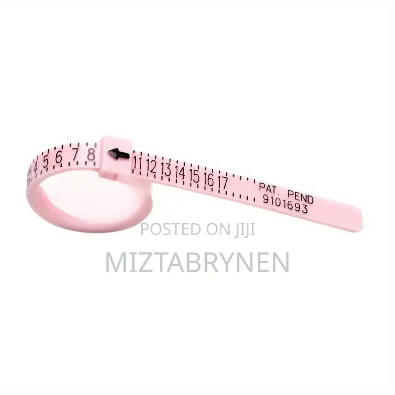 Reusable Ring Sizer Measuring Tool - Pink