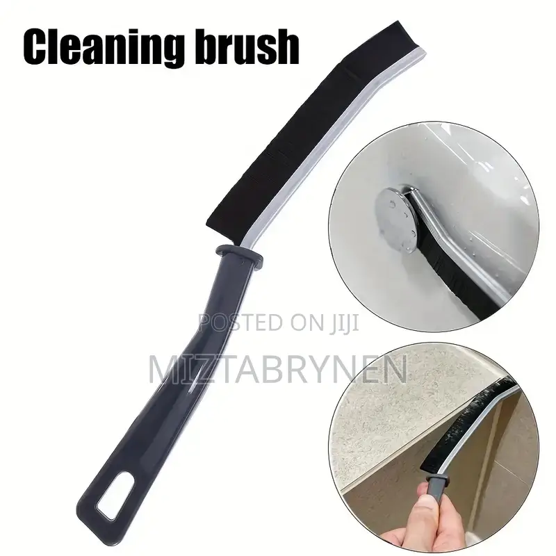 Crevice Corner Cleaning Gap Brush - Black