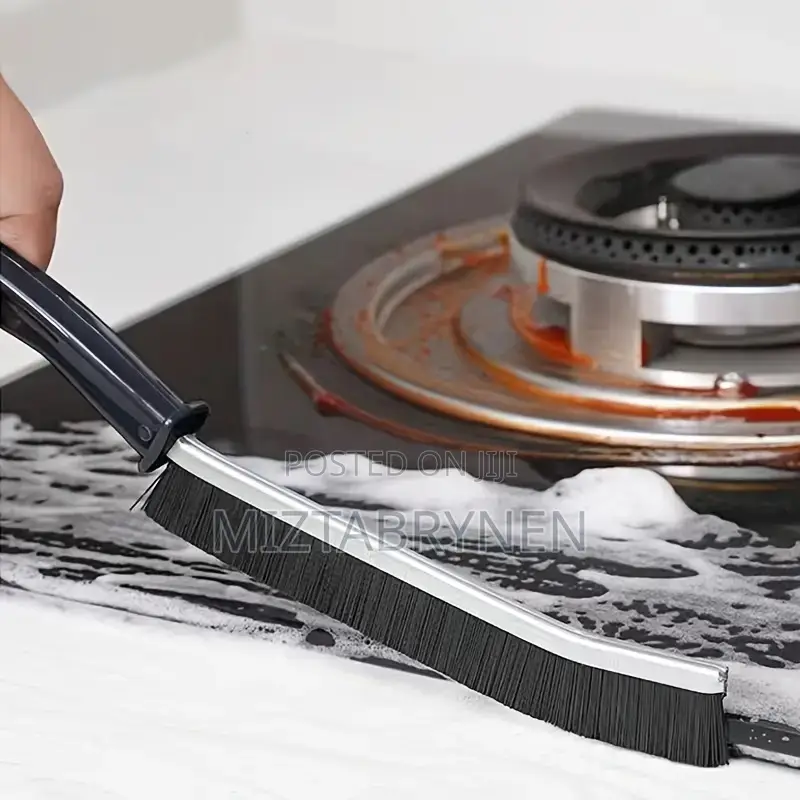 Crevice Corner Cleaning Gap Brush - Black