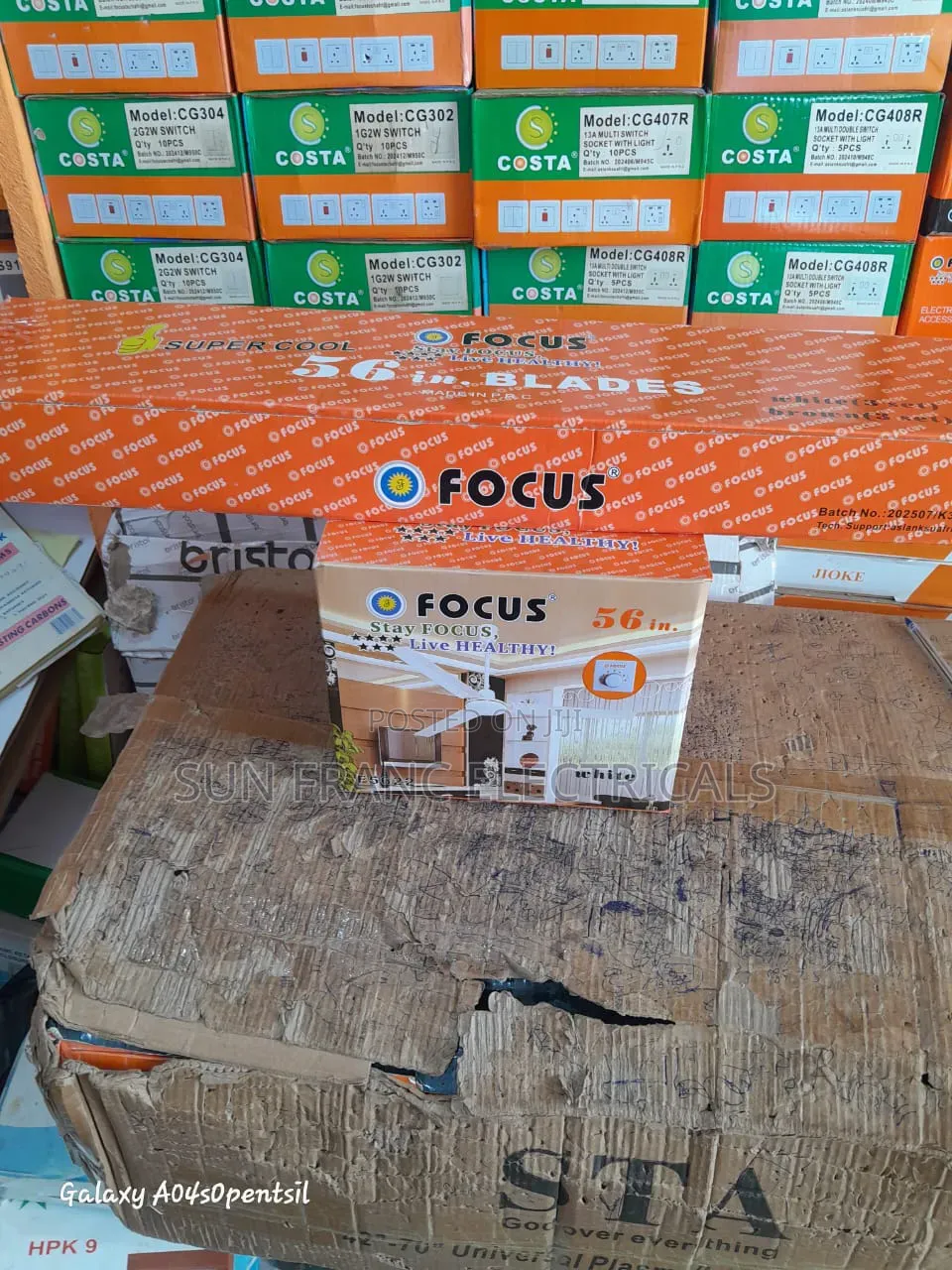 Focus Ceiling Fan Long