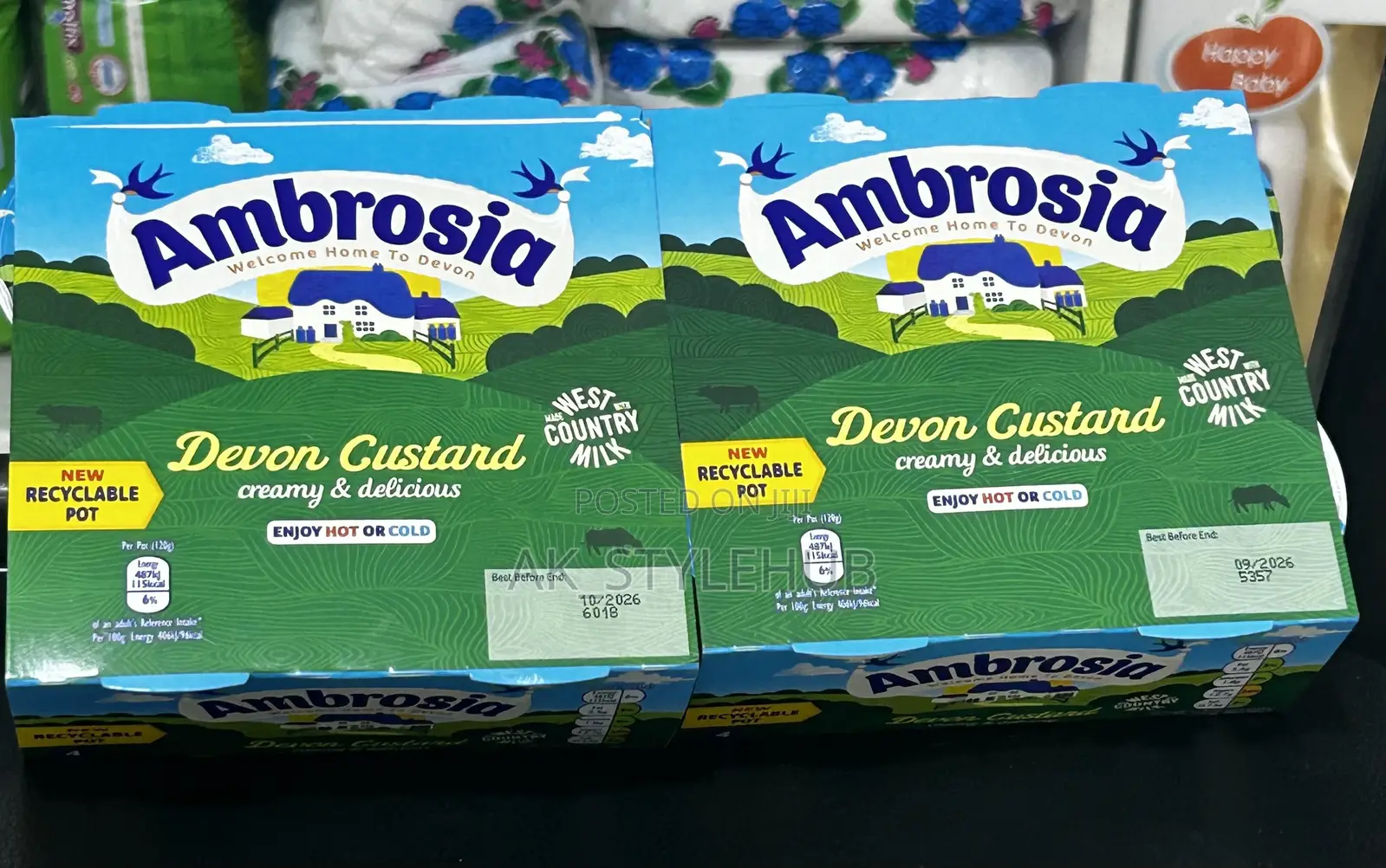 Ambrosia Devon Custard