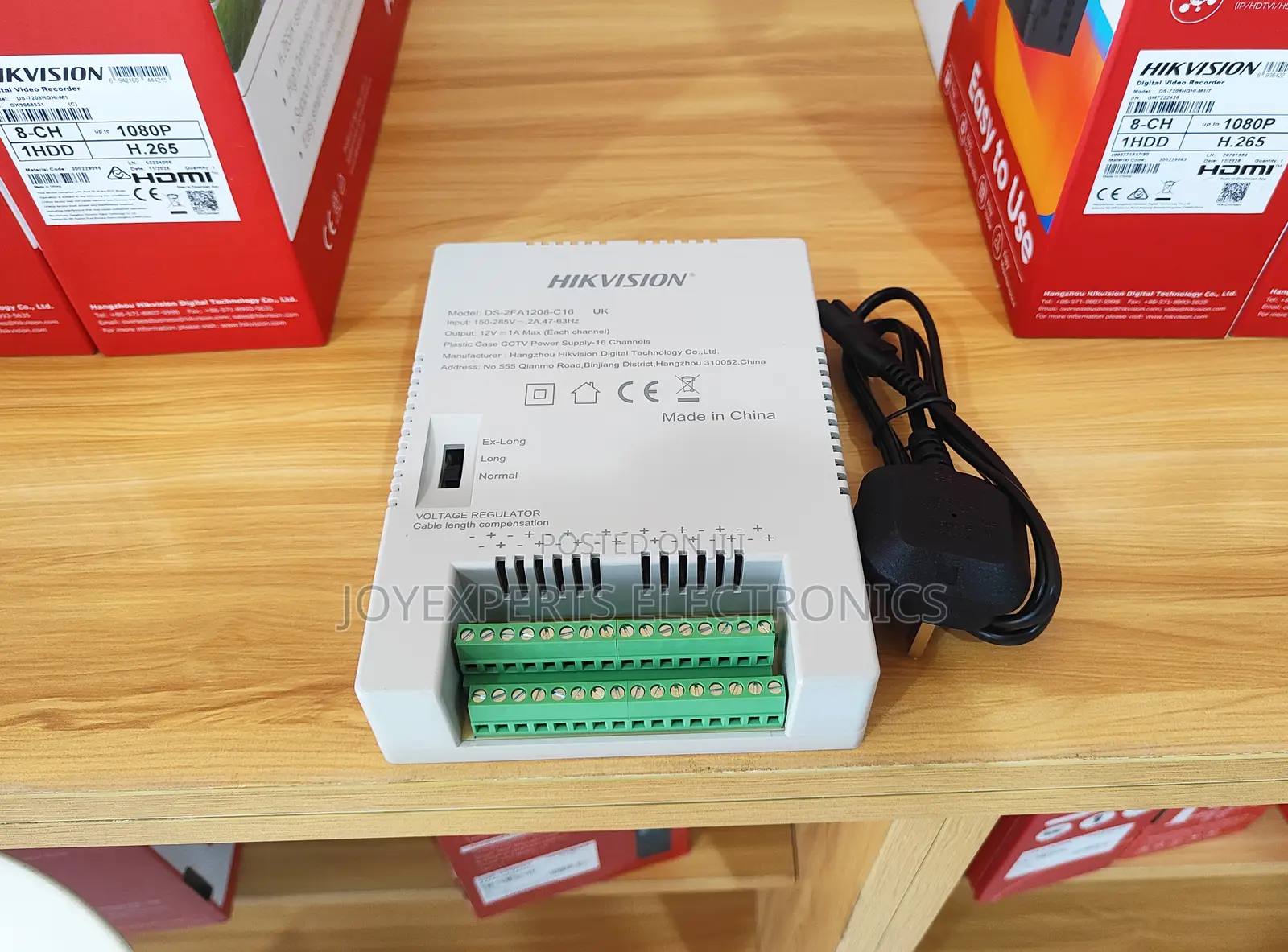 16 Channel Power Supply Box (12v Dc, Individual Fused)