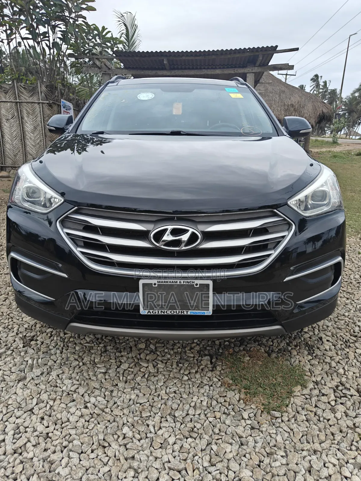 Hyundai Santa Fe Limited 4dr SUV AWD (3.3L 6cyl 6A) 2015 Black