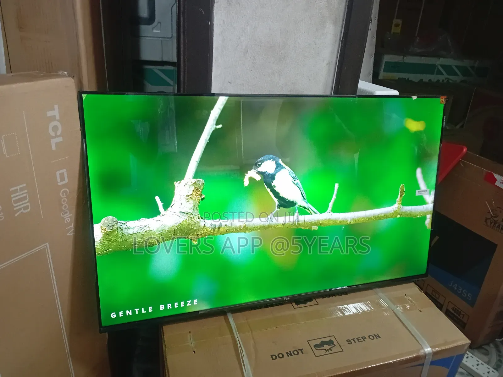 TCL 43" Smart Qled Tv Design With Sleek Design.