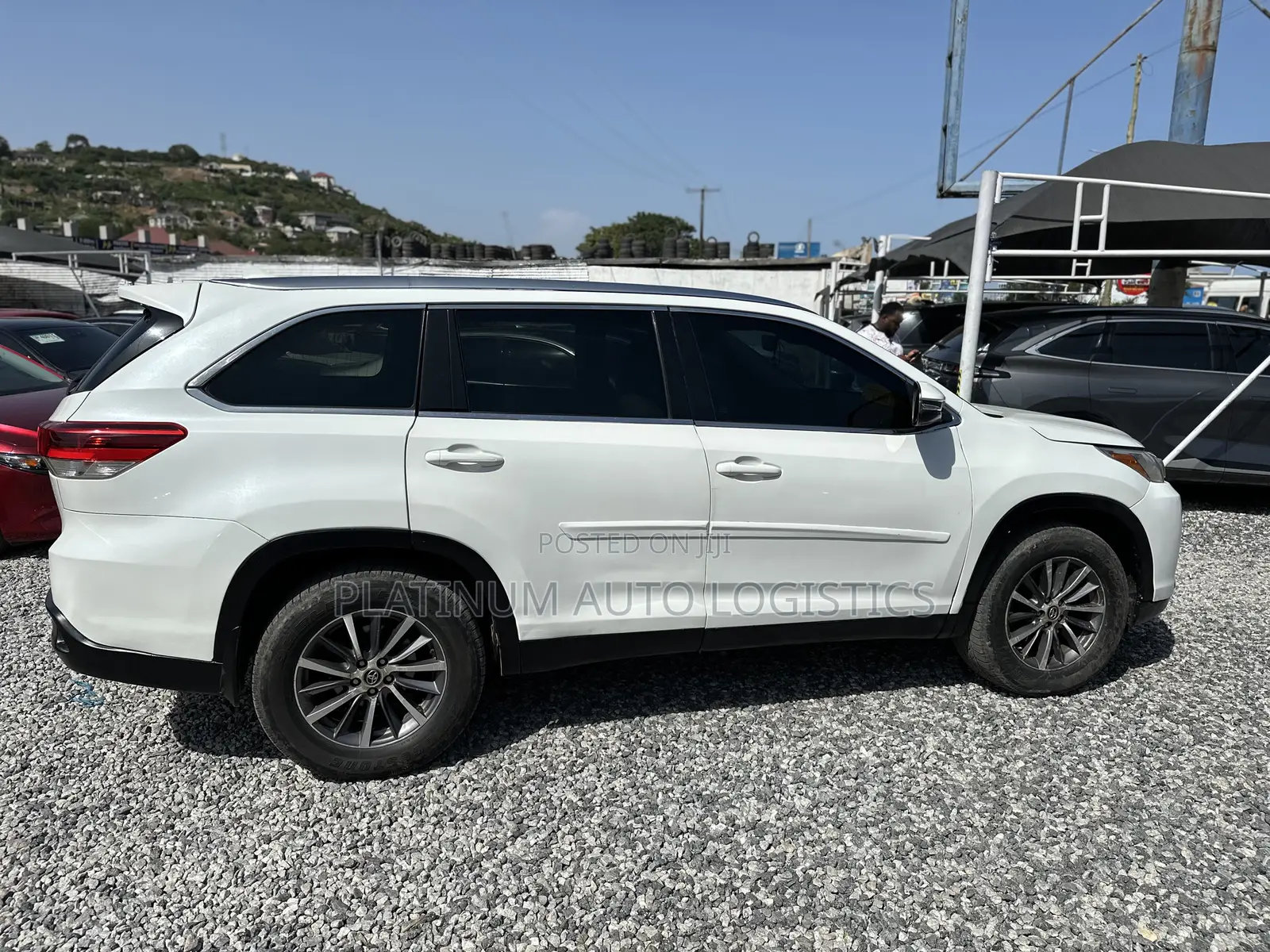 Toyota Highlander XLE 4x4 V6 (3.5L 6cyl 8A) 2018 White