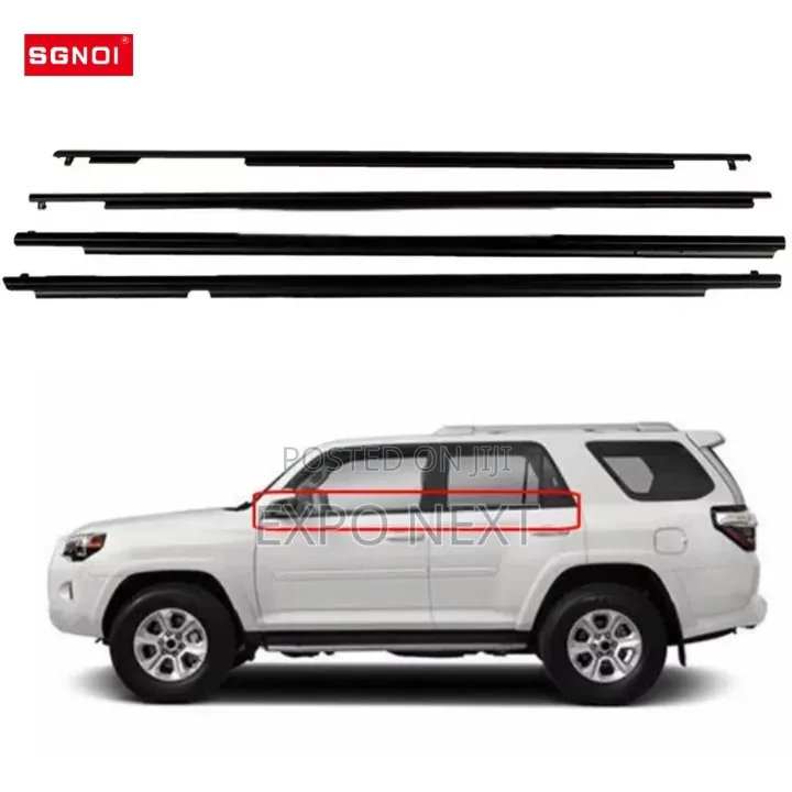 Toyota 4 Runner 2010-2021 Door Window Strip Weatherstrip Molding Trim