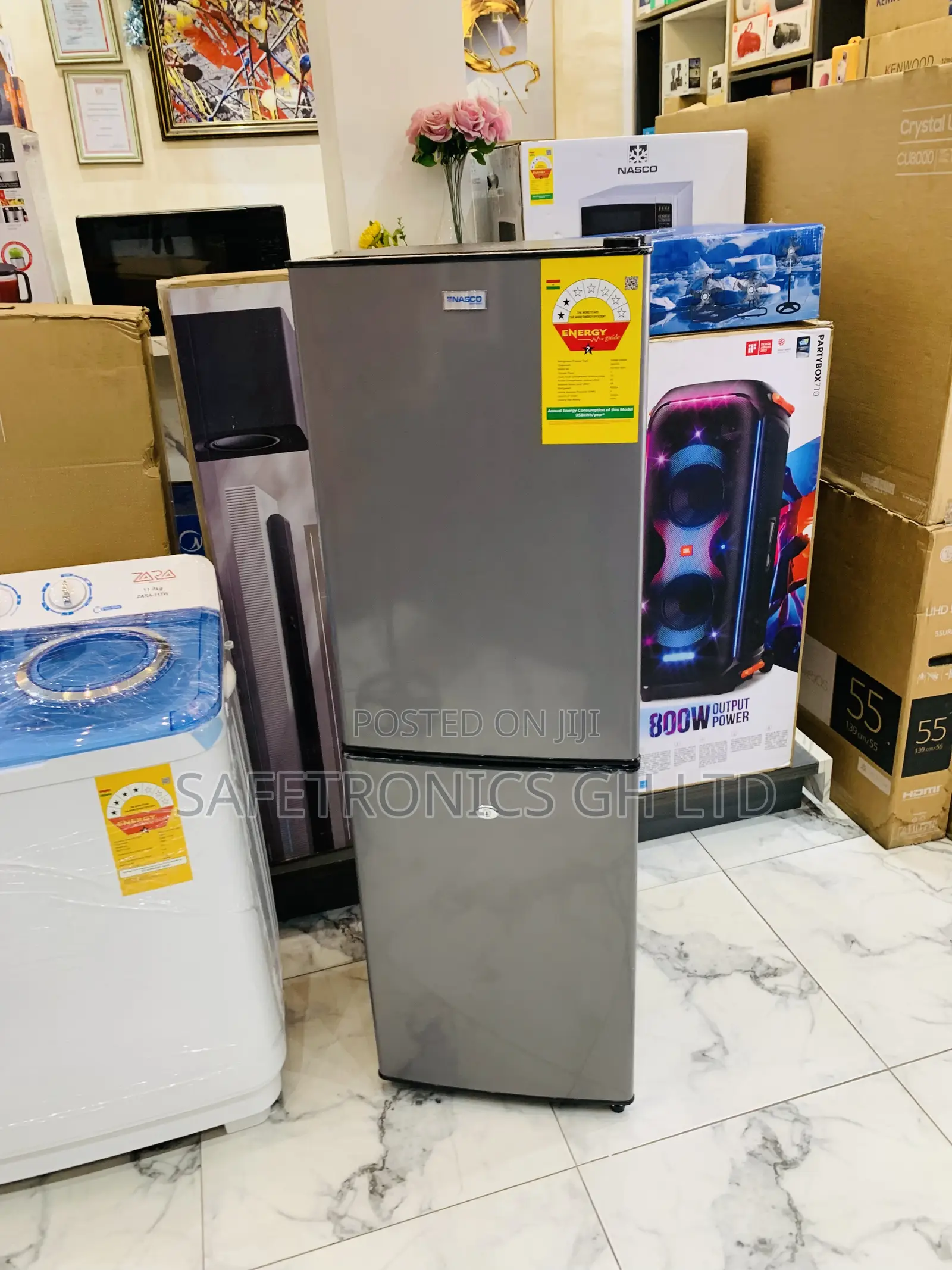 Just Authentic Nasco 158ltrs Bottom Freezer Refrigerator