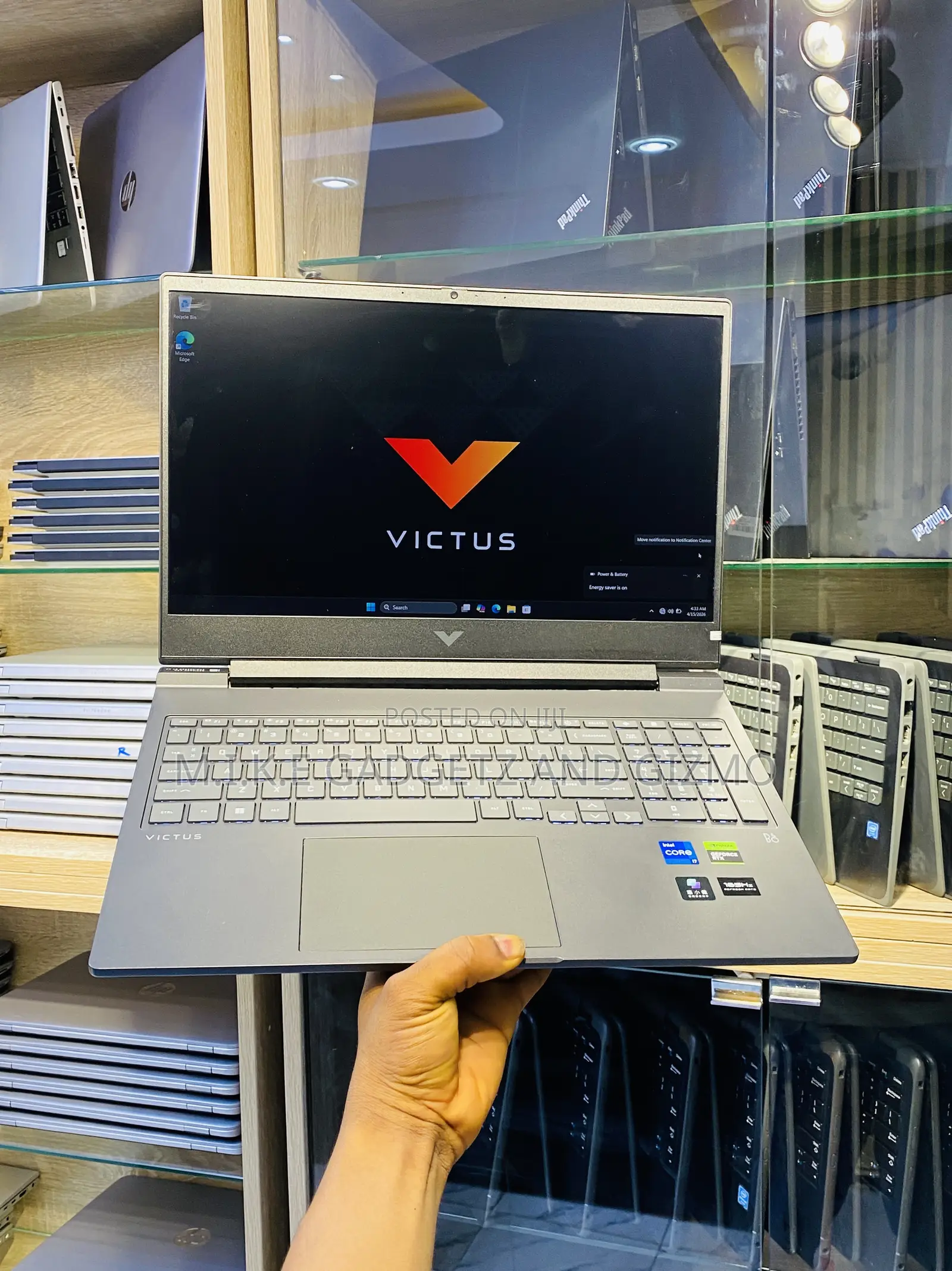 New Laptop HP Victus 15 16GB Intel Core i7 SSD 1T