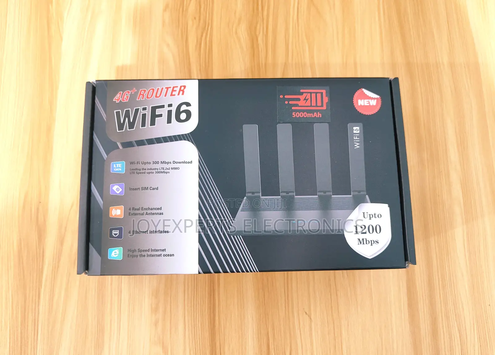 High Speed 4g Lte Wifi Router 4 Lan Ports Wifi 6