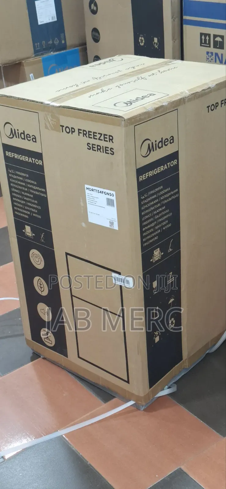 Promo Mini Fridge Top Freezer Double Doors Dark Silver
