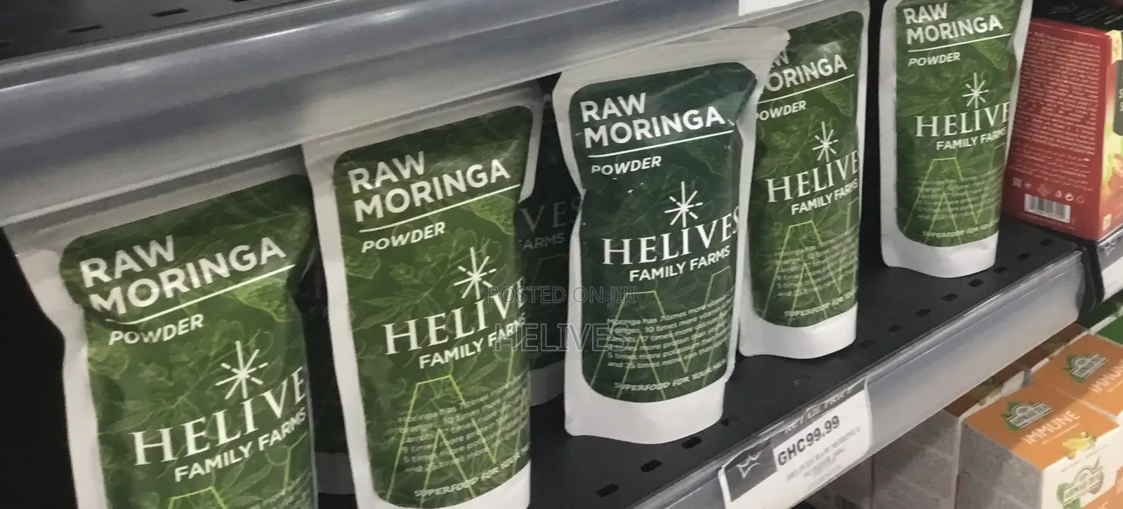 Raw Moringa Powder | Pure Organic | Helives | Fda Approved | 125g