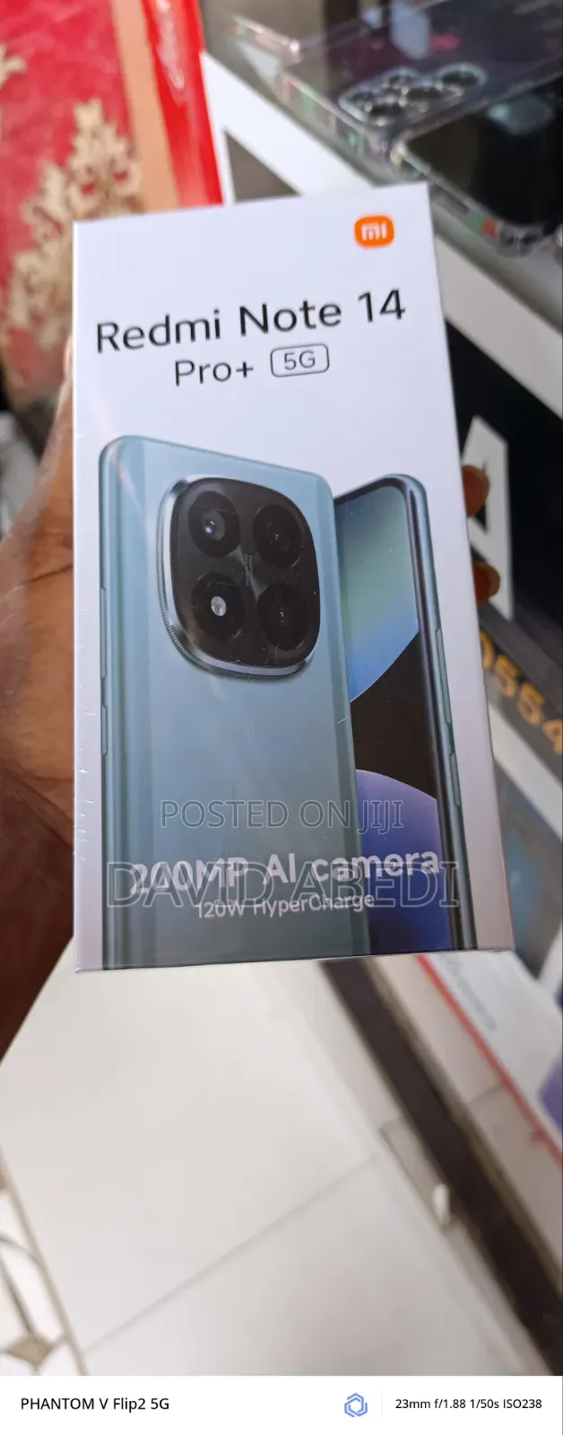 New Xiaomi Redmi Note 14 Pro+ 5G 256 GB Black