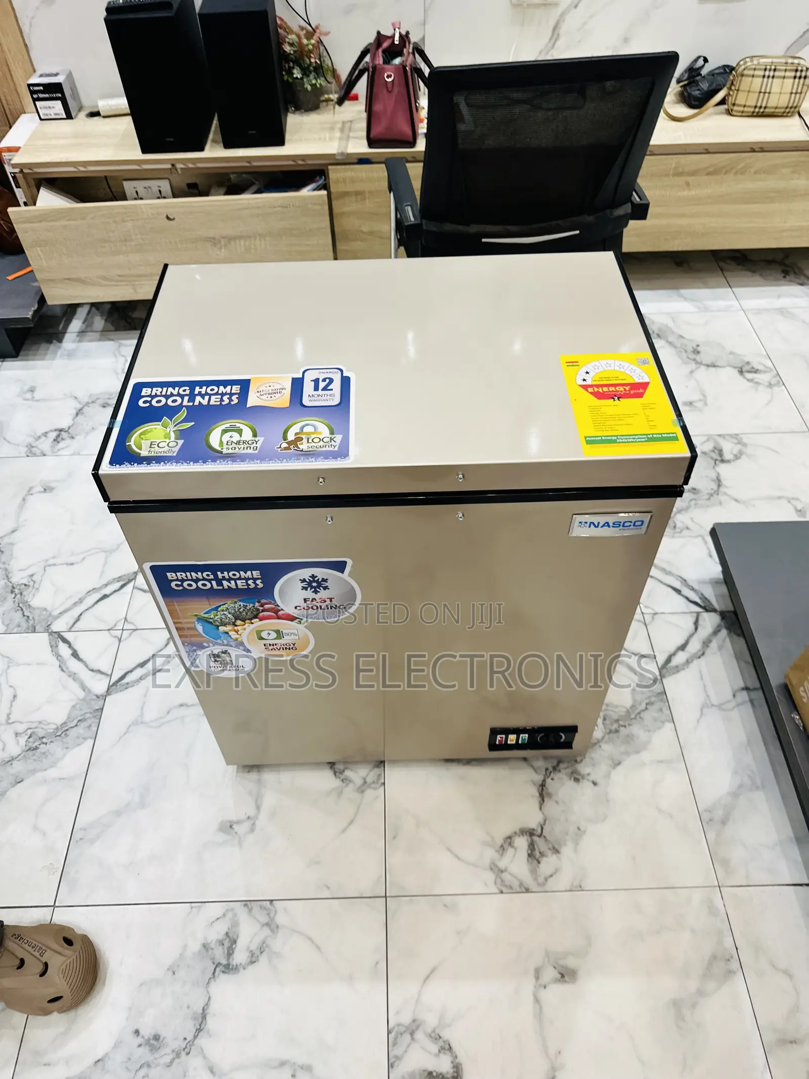 Long Lasting Good Color Chest Freezer Single Door 150l Nas-175fl