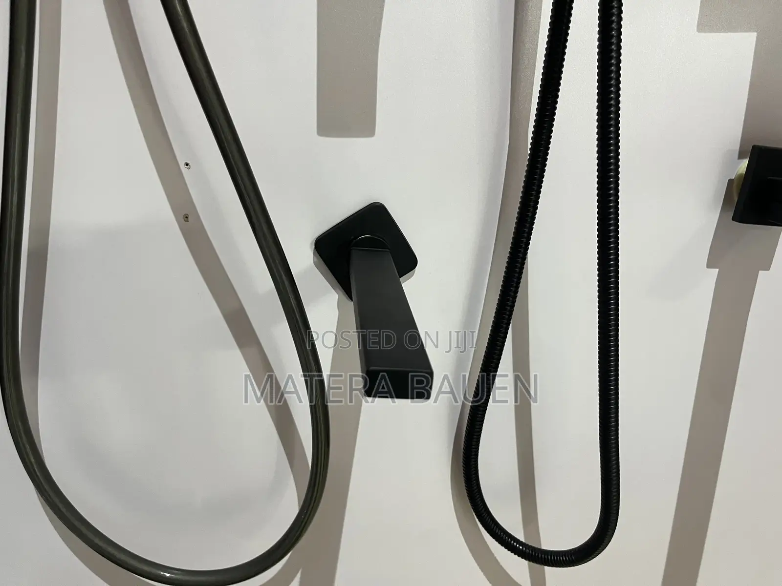 Concealed Bath Tap, Shower Mixer, 2 in 1 Black, Anti Rust