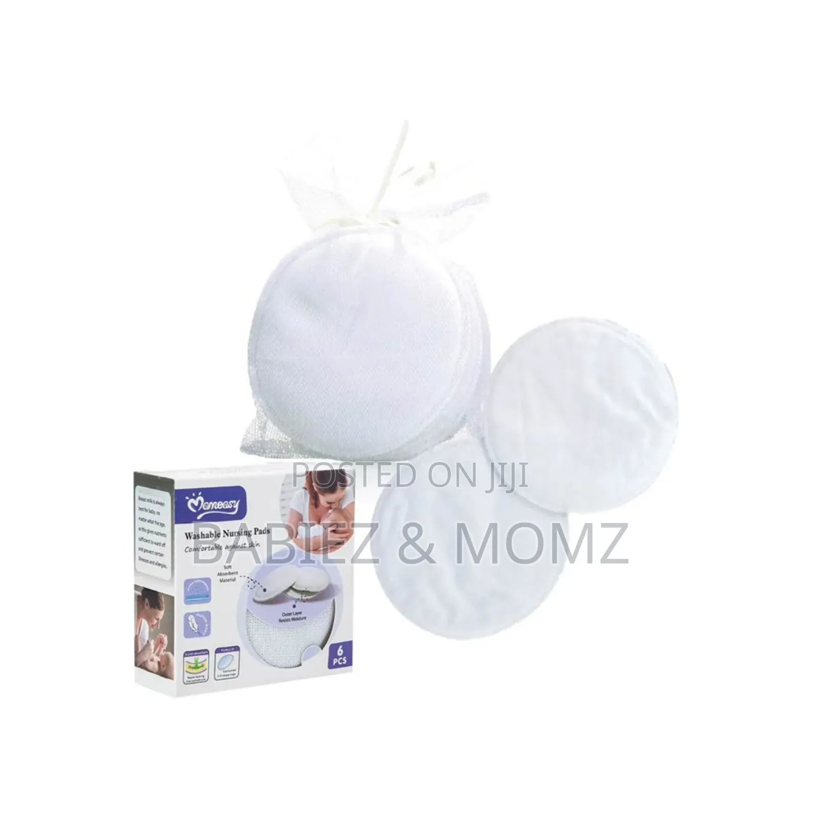 Momeasy Washable Breat Pads – Reusable Leakproof Breast Pads