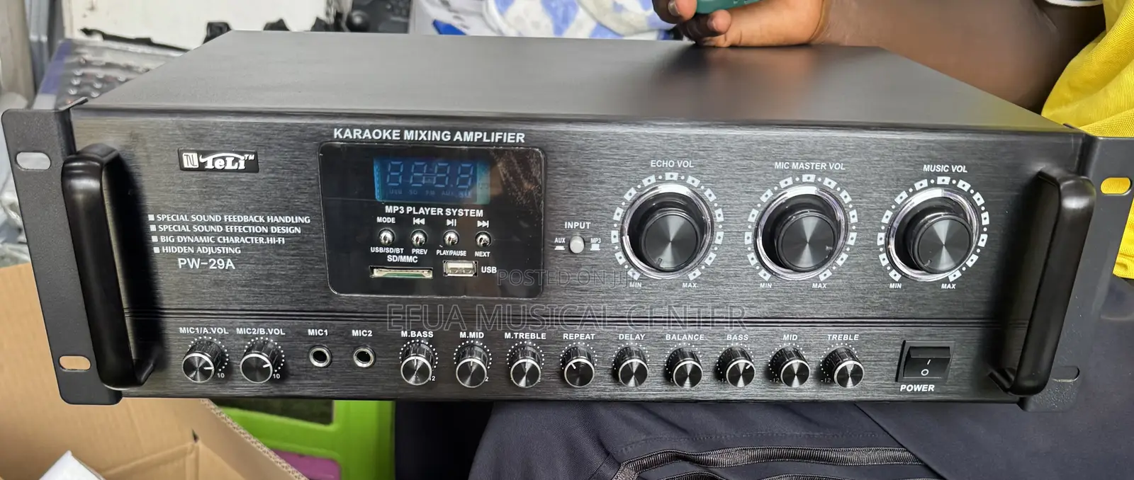 Teli Pw-29a Karaoke Mixing Amplifier