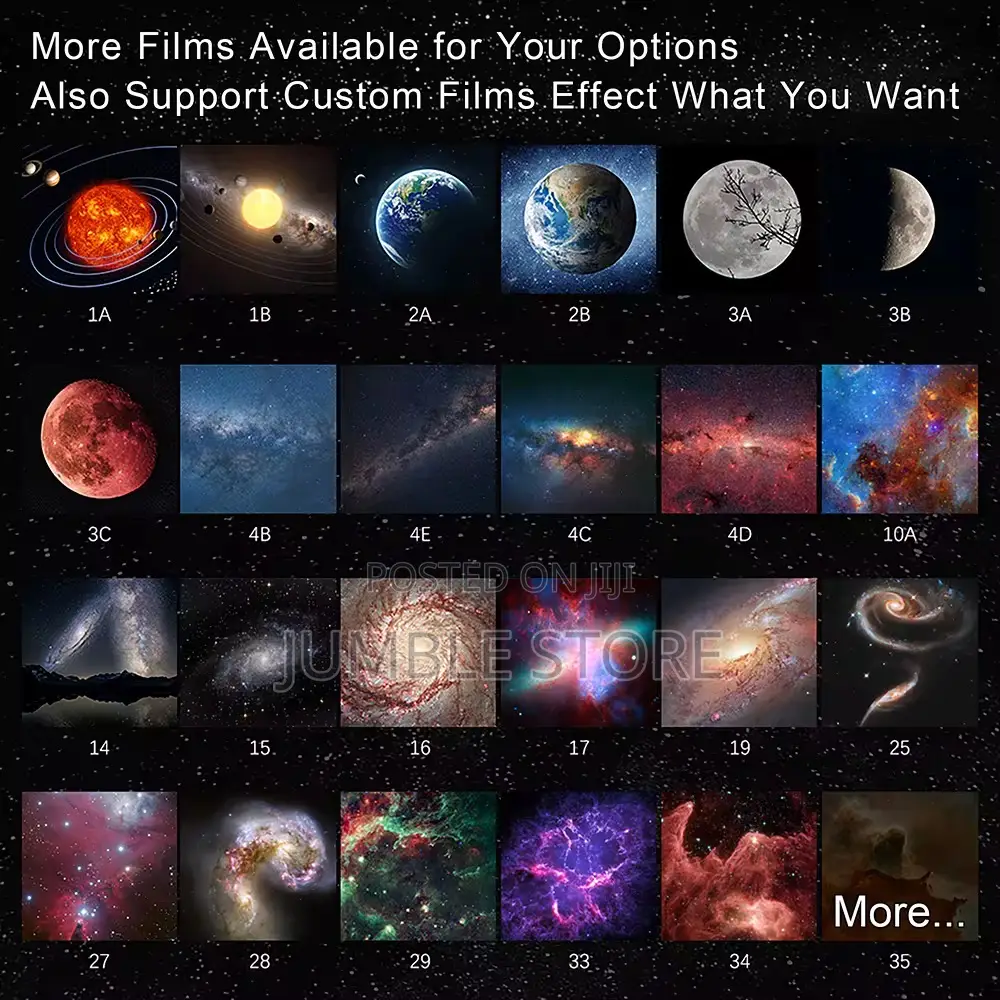 Varicolored Galaxy Projector 7th Gen