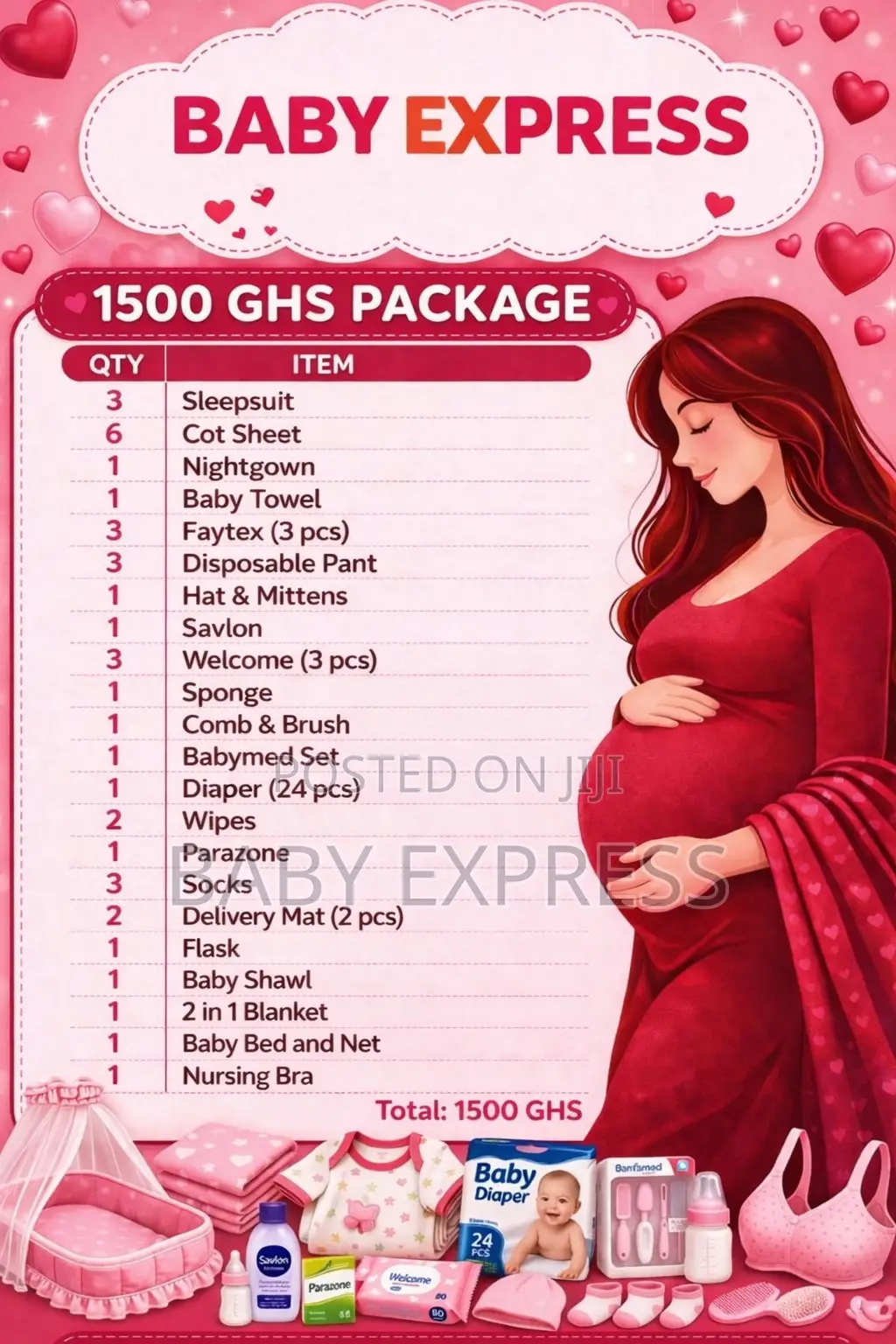 Complete Maternity Hospital Bag Essentials - All-in-One Package